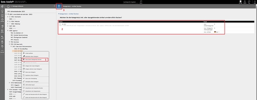 Web Kategorie loeschen
